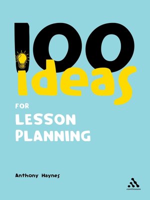 cover image of 100 Ideas for Lesson Planning